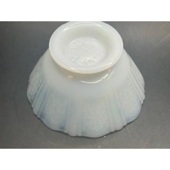 MacBeth-Evans "American Sweetheart" Monax W/ Gold Trim Depression Glass Low Foot - Picture 7 of 11